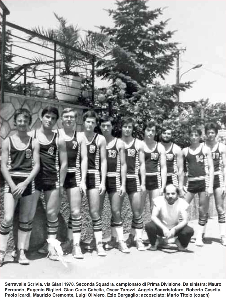 Serravalle Scrivia, via Giani 1978: la Seconda Squadra nel campionato di Prima Divisione